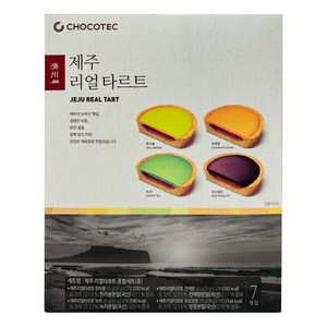 초코텍 제주 리얼 타르트 중 7p, 28g, 1개