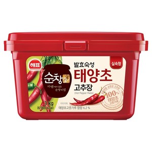 순창궁 태양초 고추장, 3kg, 1개