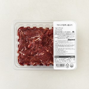 The 고기듬뿍 양념 소불고기, 1kg, 1팩