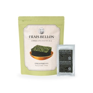 프레벨롱 오가닉 우리 아이 첫 김, 김, 20g, 1개