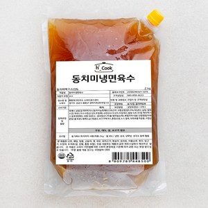 hcook 동치미냉면육수, 2kg, 1개