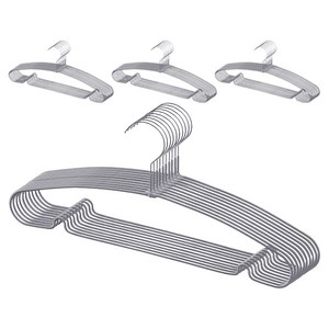 코멧 코팅 논슬립 옷걸이, 그레이, 40개