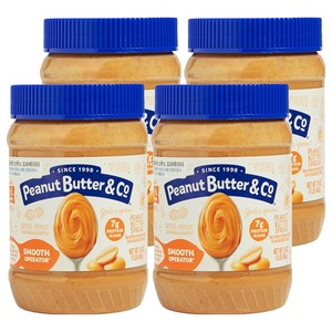 피넛버터앤코 스무스 땅콩버터잼, 454g, 4개