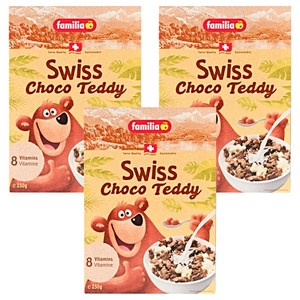 패밀리아 스위스 초코 시리얼, 250g, 3개
