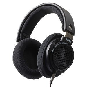 필립스 오픈형 오버이어 헤드셋 Hi Fi 50mm 드라이버 3m 케이블 유선 게이밍 헤드폰 SHP9500 블랙 패시브노이즈캔슬링(PNC) 3.5mm단자