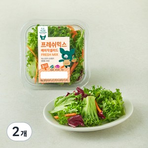 피그인더가든 프레쉬 믹스 베이직 샐러드, 65g, 2개