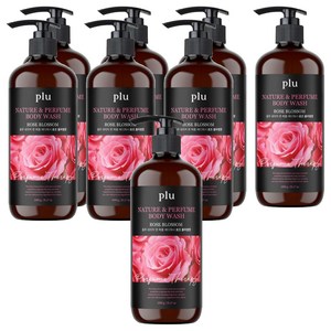 플루 네이처 앤 퍼퓸 바디워시 로즈블러썸향, 1kg, 8개