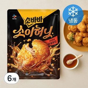 소바바 소이허니 순살 (냉동), 375g, 6개