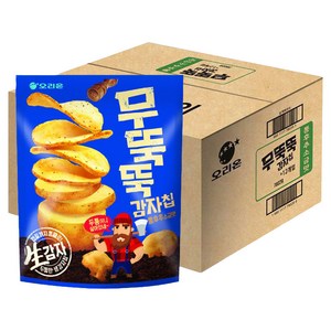 오리온 무뚝뚝감자칩 통후추 소금맛, 60g, 12개