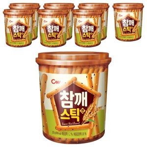 청우 참깨스틱 진, 220g, 8개