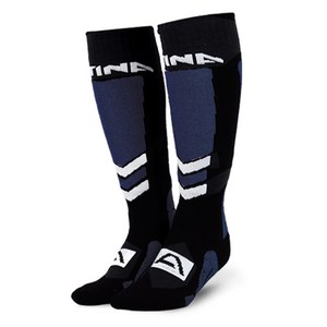 아티나 남성용 스키 스노우보드 전용 양말 AWS-A720, 네이비, 250~280 mm, 1개