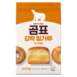 곰표 강력 밀가루, 2.5kg, 1개