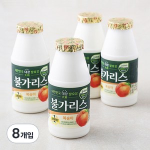 남양유업 불가리스 요구르트 복숭아, 150ml, 8개