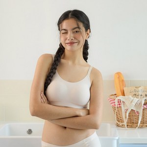 크로커다일 쉘론 스트랩 브라 2종세트