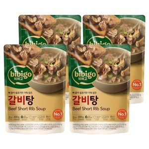 비비고 갈비탕, 400g, 4개
