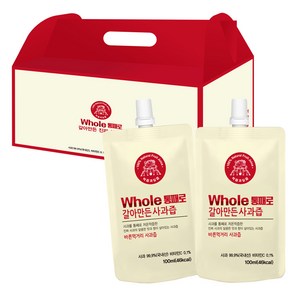 통째로 갈아만든 사과즙 스파우트, 100ml, 30개입