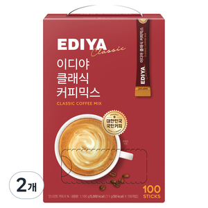 이디야 클래식 커피믹스, 11g, 100개입, 2개