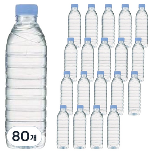 모닝캄 생수 무라벨, 500ml, 80개