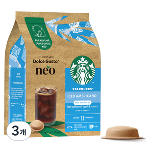 스타벅스 네오 아이스 아메리카노 캡슐커피, 5.1g, 12개입, 3개