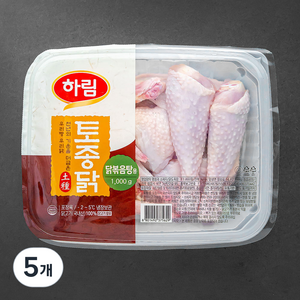 하림 토종닭 닭볶음탕용, 1000g, 5개