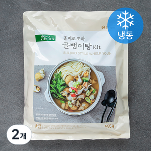 모노키친 을지로포차 골뱅이탕 키트 밀키트 (냉동), 560g, 2개