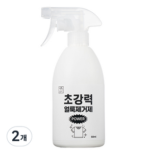 생활공식 초강력 파워 얼룩제거제, 500ml, 2개