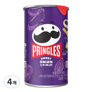 프링글스 스윗 어니언, 48g, 4개