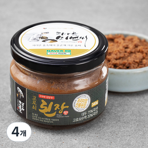 피아골미선씨 고로쇠된장, 340g, 4개