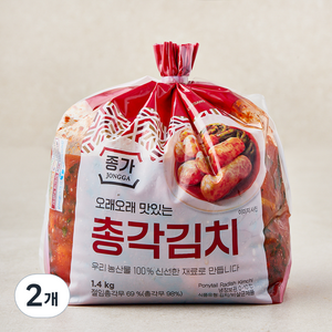 대상 종가 총각김치, 1.4kg, 2개