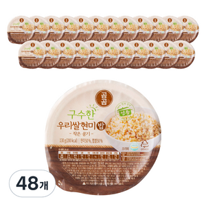 곰곰 구수한 우리쌀 현미밥 작은공기, 130g, 48개