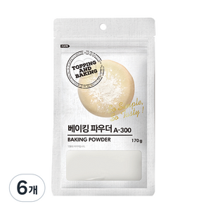 베이킹 파우더 A-300, 170g, 6개