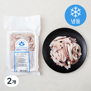 국내산 오징어슬라이스 (냉동), 400g, 2개