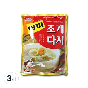 화미 조개다시, 2kg, 3개