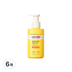 락토덤 피부에 유익한 생보습 로션, 400ml, 6개