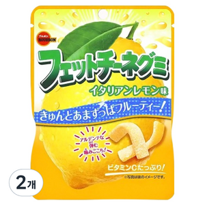 부르본 페투치니 젤리 레몬, 50g, 2개