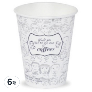 더빈썸 피플 종이컵 240ml, 100개입, 6개
