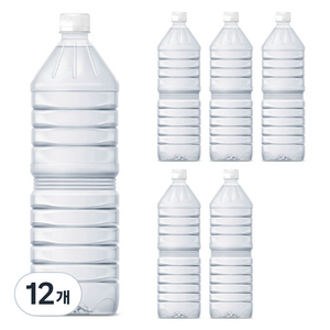 물하나 eco 생수 무라벨, 1L, 12개