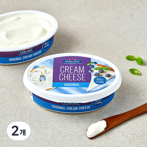엠보그 오리지널 크림 치즈, 200g, 1개입, 2개