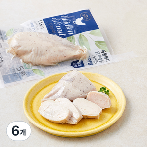 참프레 동물복지 인증 닭가슴살 수비드 오리지널, 115g, 1개입, 6개