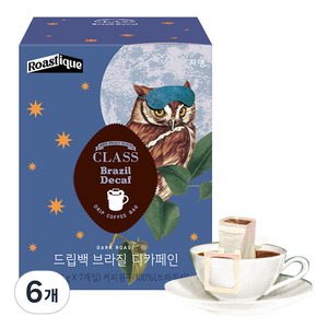 클래스 로스티크 쟈뎅 드립백 브라질 디카페인, 8g, 7개입, 6개