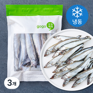 고고새우 알이 꽉찬 열빙어 (냉동), 500g(특대), 3개