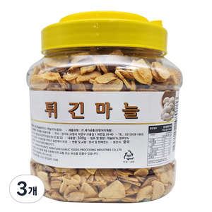 토호식품 튀긴마늘, 500g, 3개
