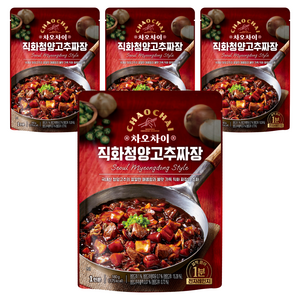차오차이 직화 청양고추 짜장, 180g, 4개