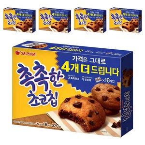 촉촉한초코칩, 320g, 5개