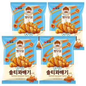 빵부장 솔티꽈배기 스낵, 55g, 4개