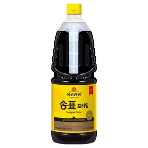 몽고간장 송표 프라임 양조간장, 1.8L, 1개