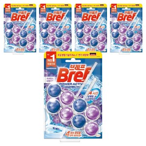 브레프 파워액티브 프로방스 라벤더향, 100g, 5개