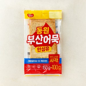 동원 추억의 부산어묵 부드러운 사각 150g + 100g, 250g, 1개