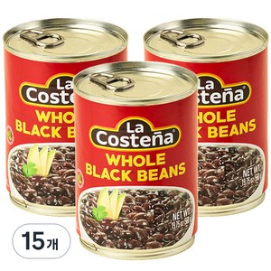 라코스테냐 홀블랙빈스, 560g, 15개