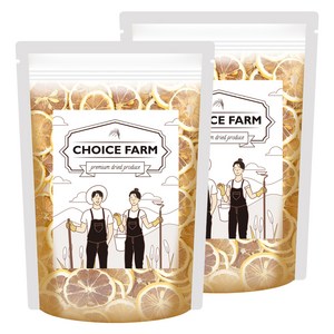 초이스팜 건레몬 슬라이스 상급, 100g, 2개